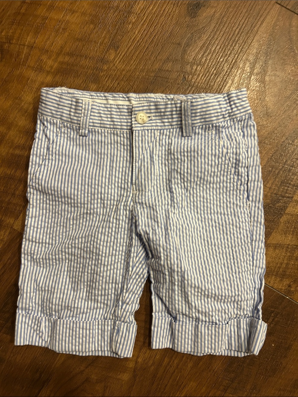 Jacadi Paris Blue Striped Boys Shorts
